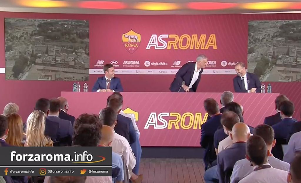 mourinho conferenza allenamento