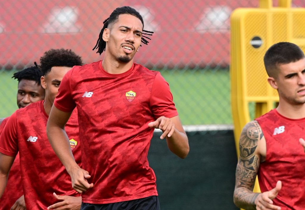 allenamento roma trigoria smalling