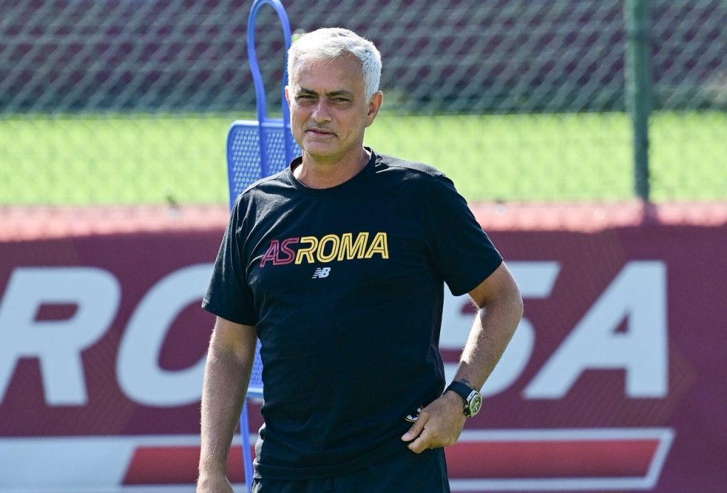 allenamento roma trigoria mourinho