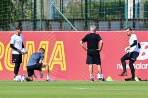 fuzato cardinali mourinho AS Roma Training Session