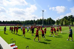 roma trigoria allenamento AS Roma Training Session