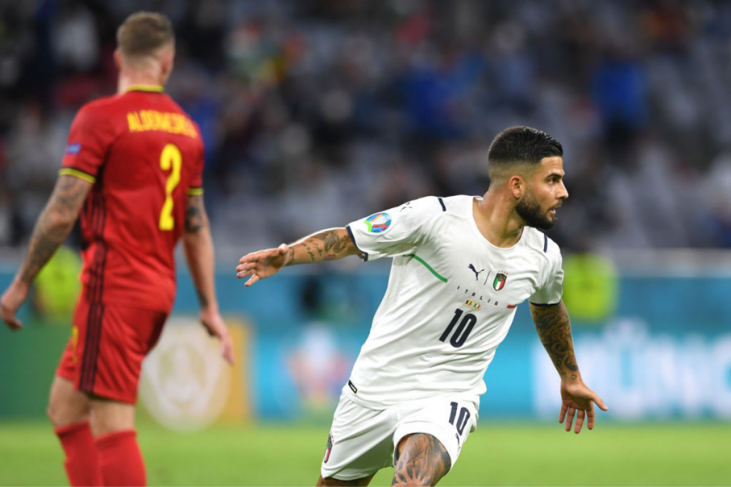 gol insigne belgio italia