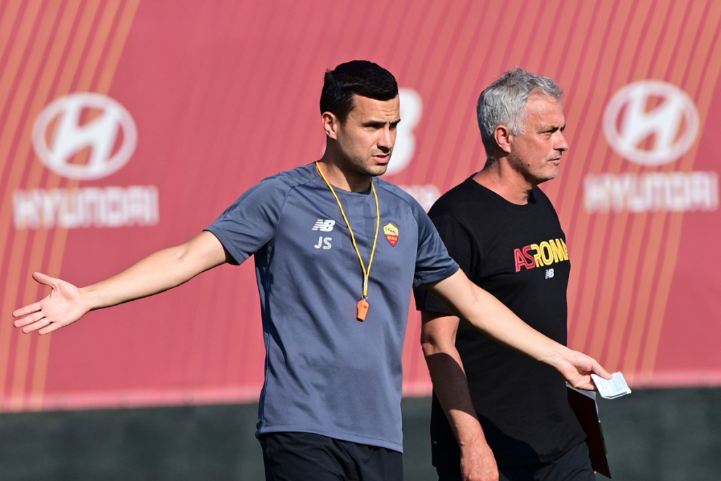 joao sacramento jose mourinho allenamento trigoria
