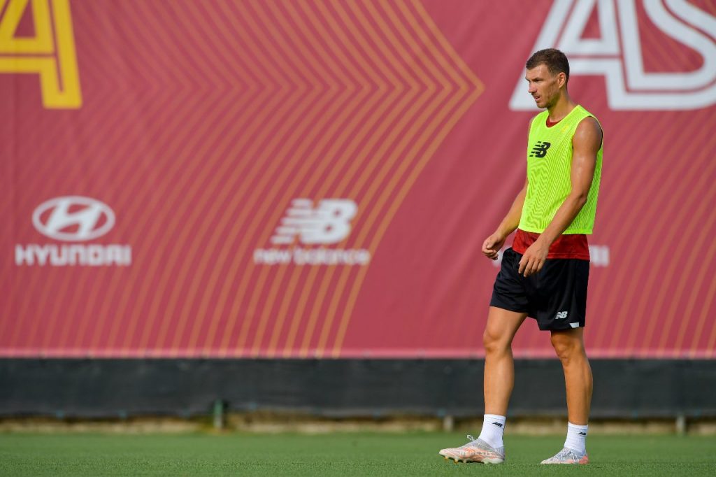 allenamento trigoria roma dzeko(1)