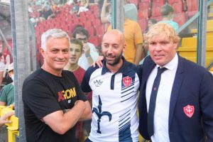 Mourinho Bucchi Triestina v AS Roma - Pre-Season Friendly