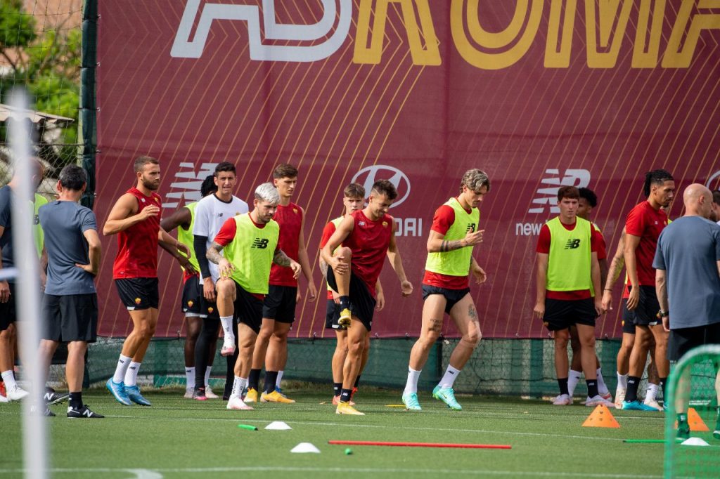 allenamento trigoria roma