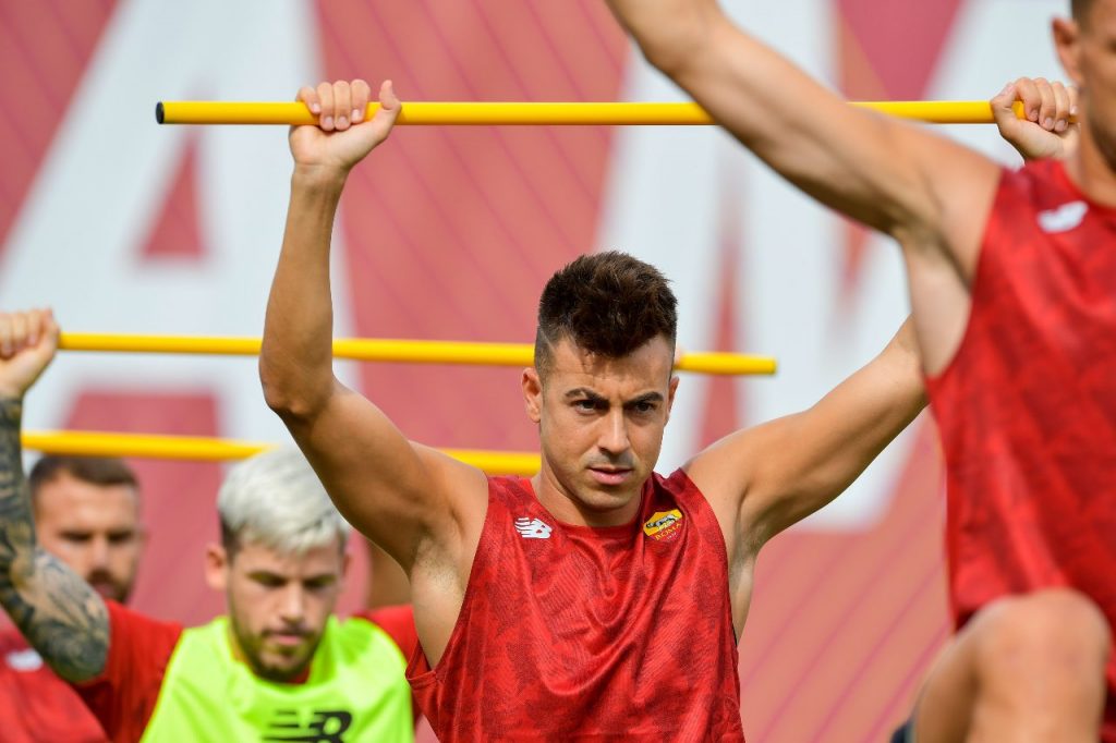 allenamento roma trigoria el shaarawy