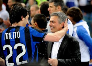 mourinho milito FC Internazionale Milano v AS Roma - Tim Cup