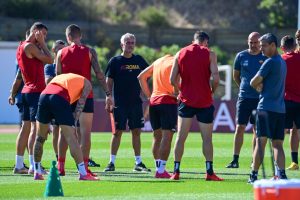mourinho AS Roma Training Session