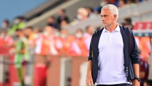 Mourinho Trabzonspor v AS Roma - UEFA Conference League: Play-Offs Leg One