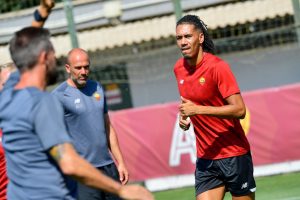 smalling AS Roma Training Session