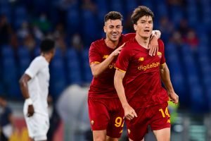 shomurodov el shaarawy AS Roma v Raja Casablanca - Pre-Season Friendly