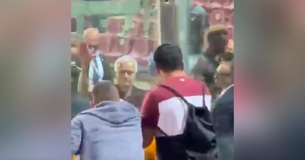 mourinho settore ospiti