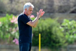 mourinho AS Roma Training Session