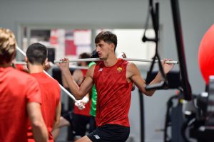 kumbulla AS Roma Training Session