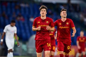 shomurodov el shaarawy AS Roma v Raja Casablanca - Pre-Season Friendly