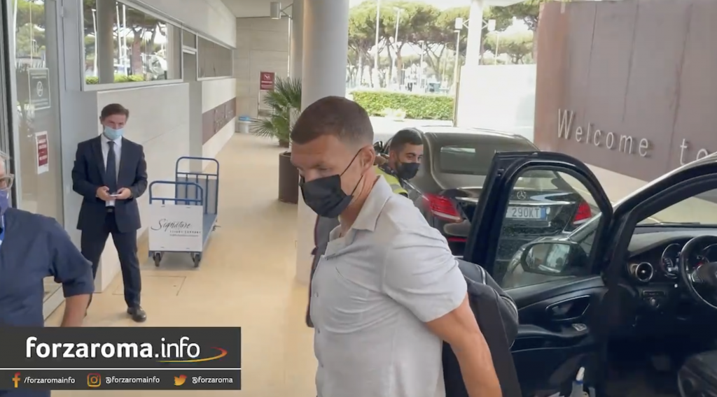 Dzeko a Ciampino