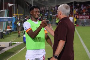 diawara mourinho US Salernitana v AS Roma - Serie A