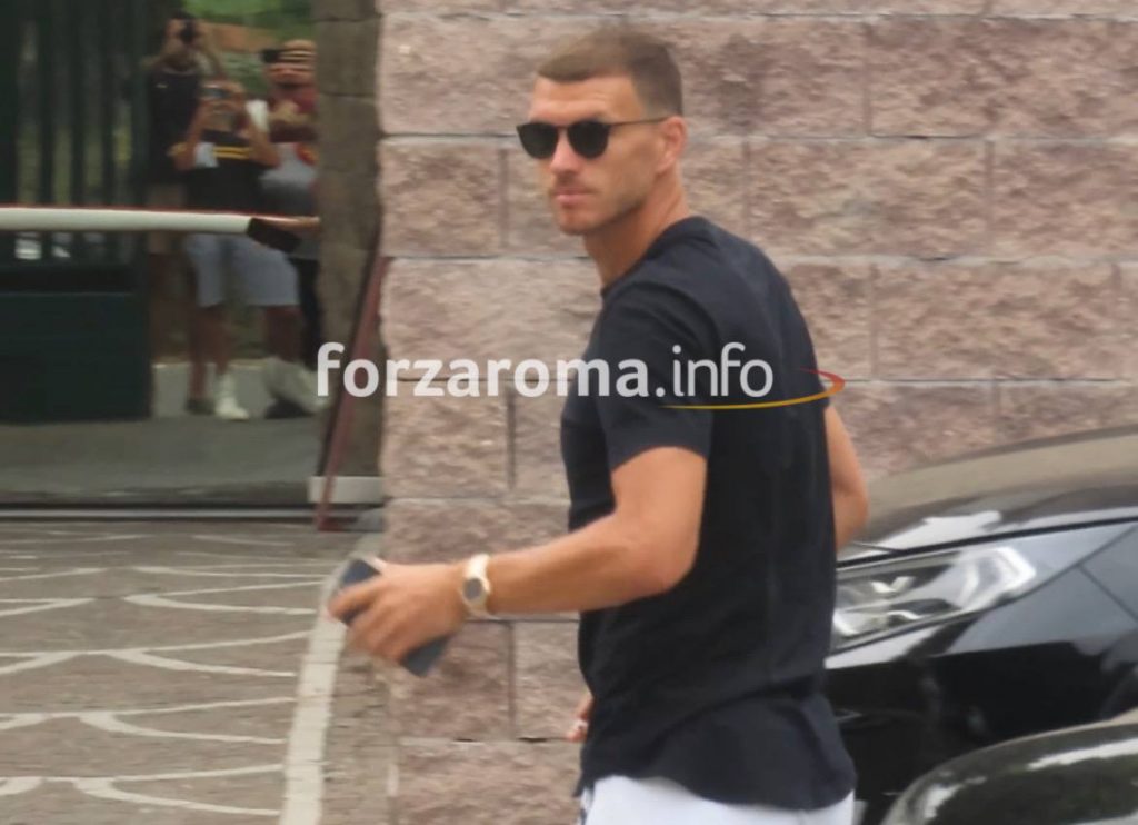 Dzeko a Trigoria