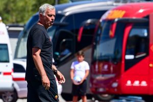 mourinho Belenenses v AS Roma - Pre-Season Frienldy