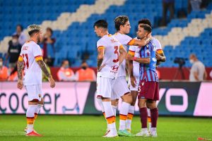 bruno peres zaniolo Trabzonspor v AS Roma - UEFA Conference League: Play-Offs Leg One