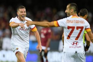 gol veretout mkhitaryan US Salernitana v AS Roma - Serie A