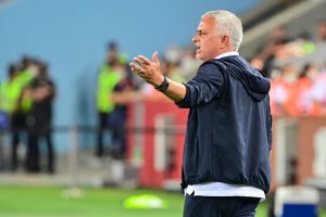 Mourinho Trabzonspor v AS Roma - UEFA Conference League: Play-Offs Leg One