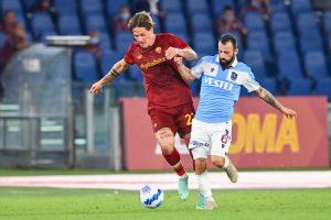Zaniolo AS Roma v Trabzonspor - UEFA Conference League: Play-Offs Leg Two