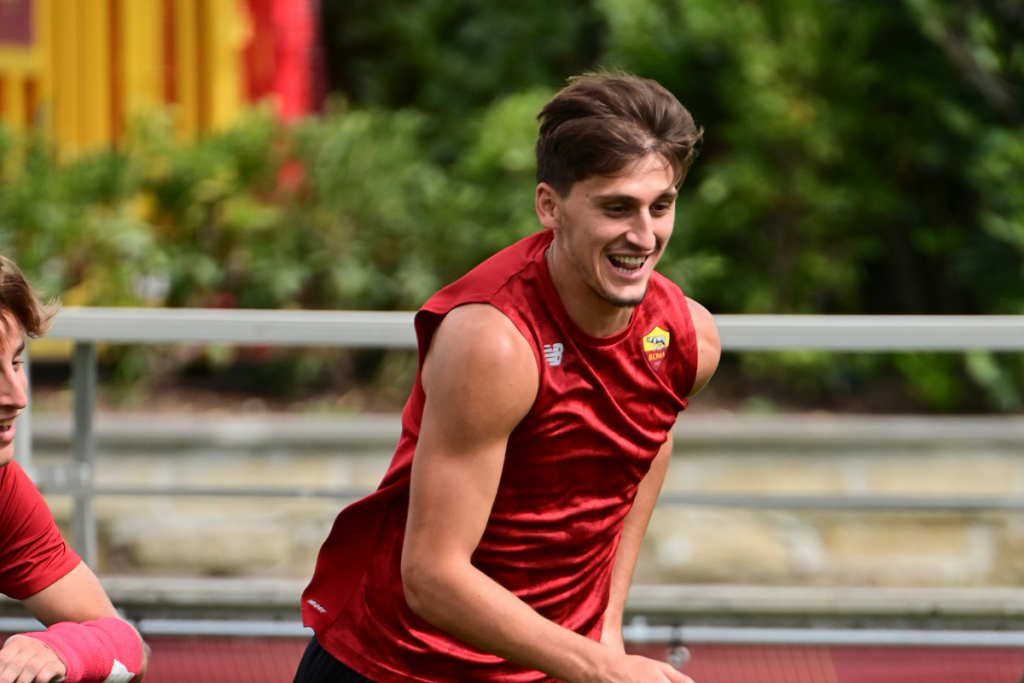 trigoria allenamento kumbulla