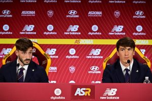 shomurodov  vina AS Roma Press Conference