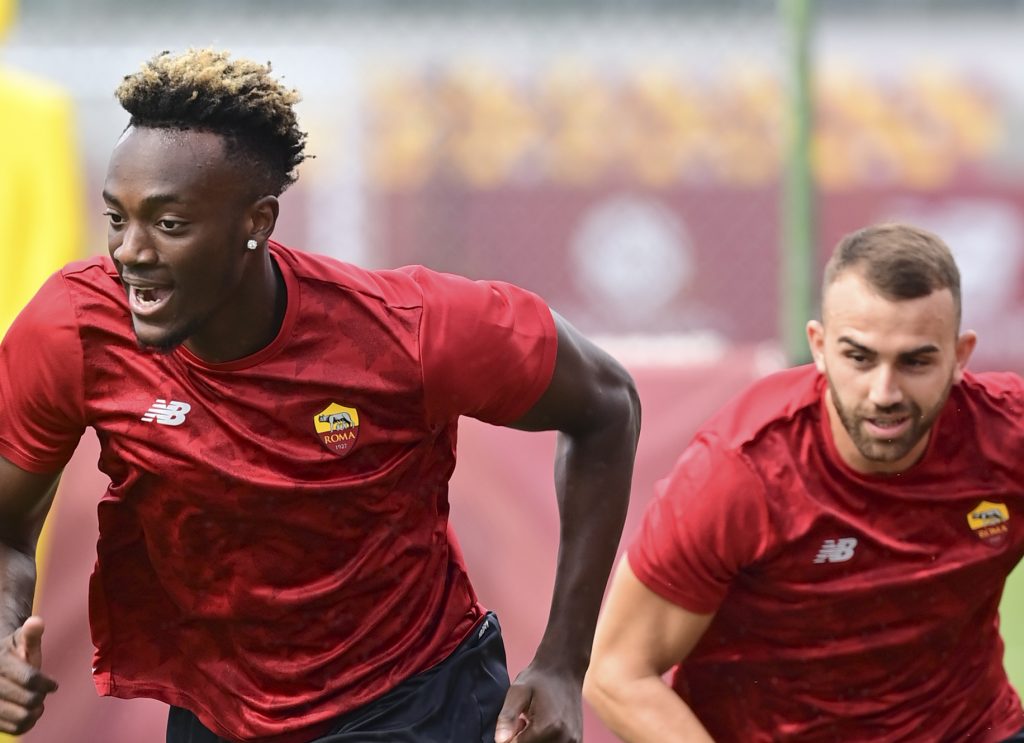 abraham mayoral AS Roma Training Session