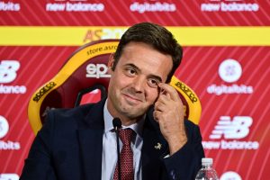 Tiago Pinto AS Roma Training Session And Press Conference