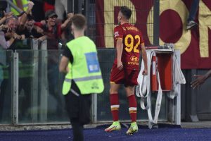 AS Roma v US Sassuolo - Serie A El Shaarawy esultanza