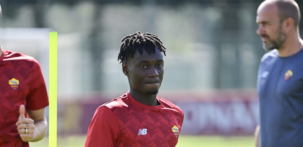 Darboe AS Roma Training Session