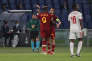 Abraham e Mancini AS Roma v CSKA Sofia: Group C - UEFA Europa Conference League