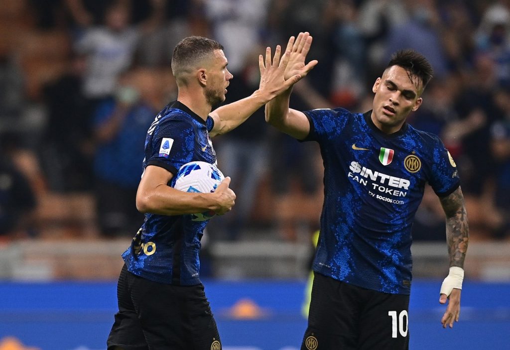 dzeko lautaro inter atalanta