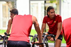 Smalling AS Roma Training Session