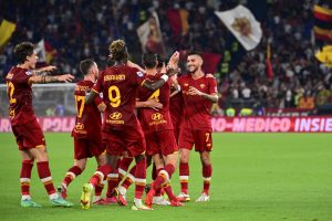 AS Roma v US Sassuolo - Serie A Roma esultanza gol Cristante
