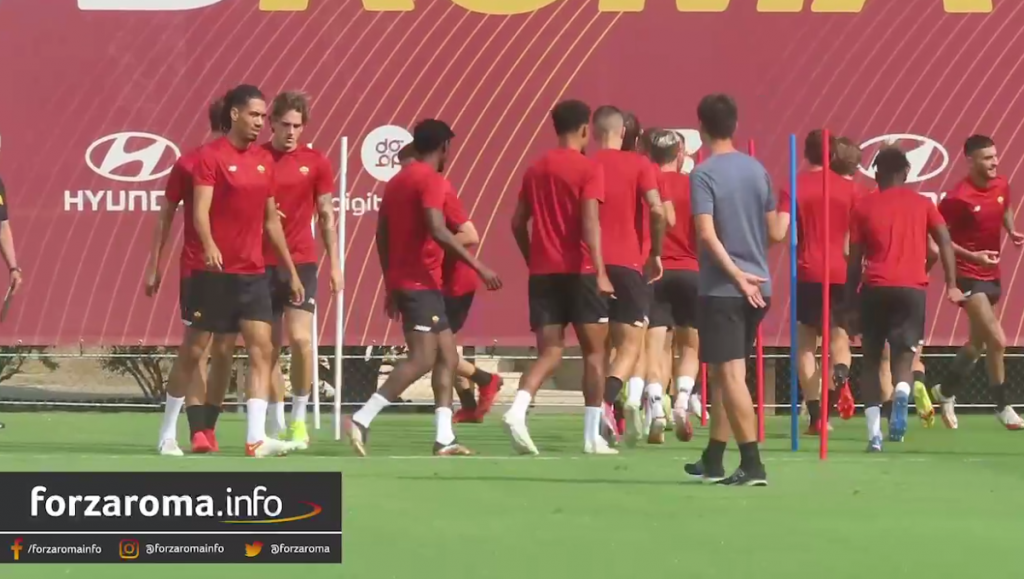 allenamento roma trigoria zorya