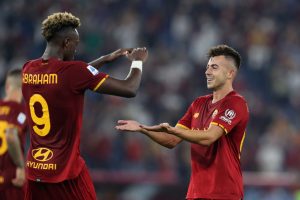AS Roma v US Sassuolo - Serie A El Shaarawy Abraham