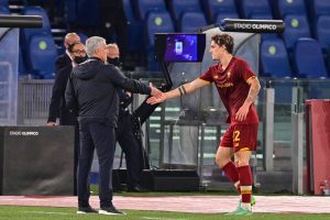 Mourinho e Zaniolo AS Roma v Udinese Calcio - Serie A