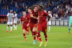 Abraham e Zaniolo AS Roma v Udinese Calcio - Serie A