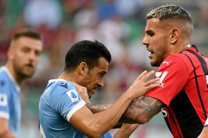 theo hernandez pedro AC Milan v SS Lazio - Serie A