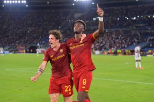 Abraham e Zaniolo AS Roma v Udinese Calcio - Serie A