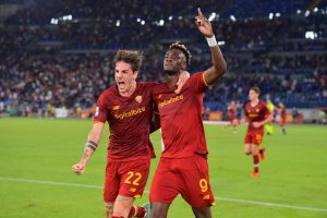 Abraham e Zaniolo AS Roma v Udinese Calcio - Serie A
