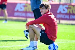 villar AS Roma Training Session