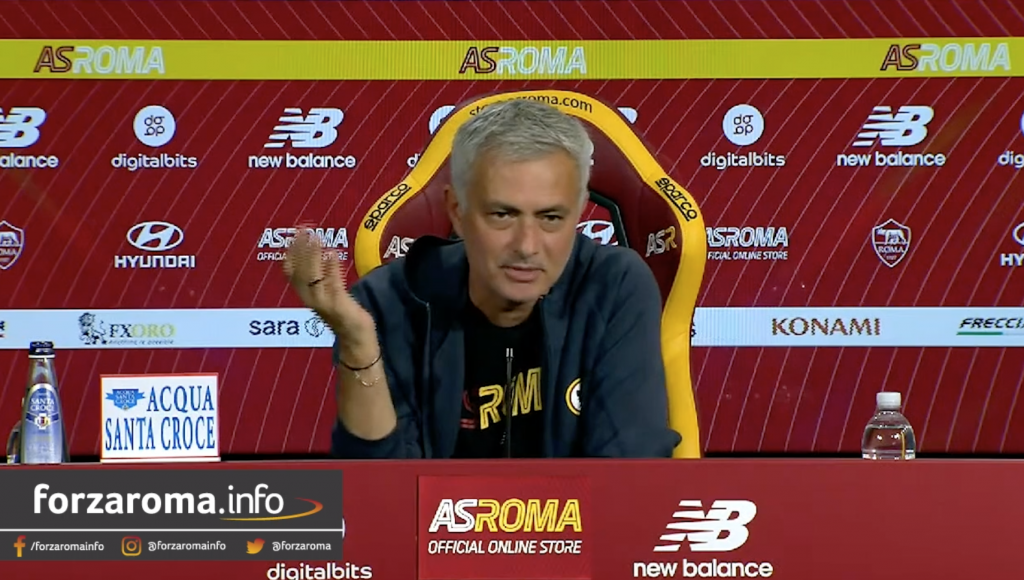 mourinho conferenza roma milan