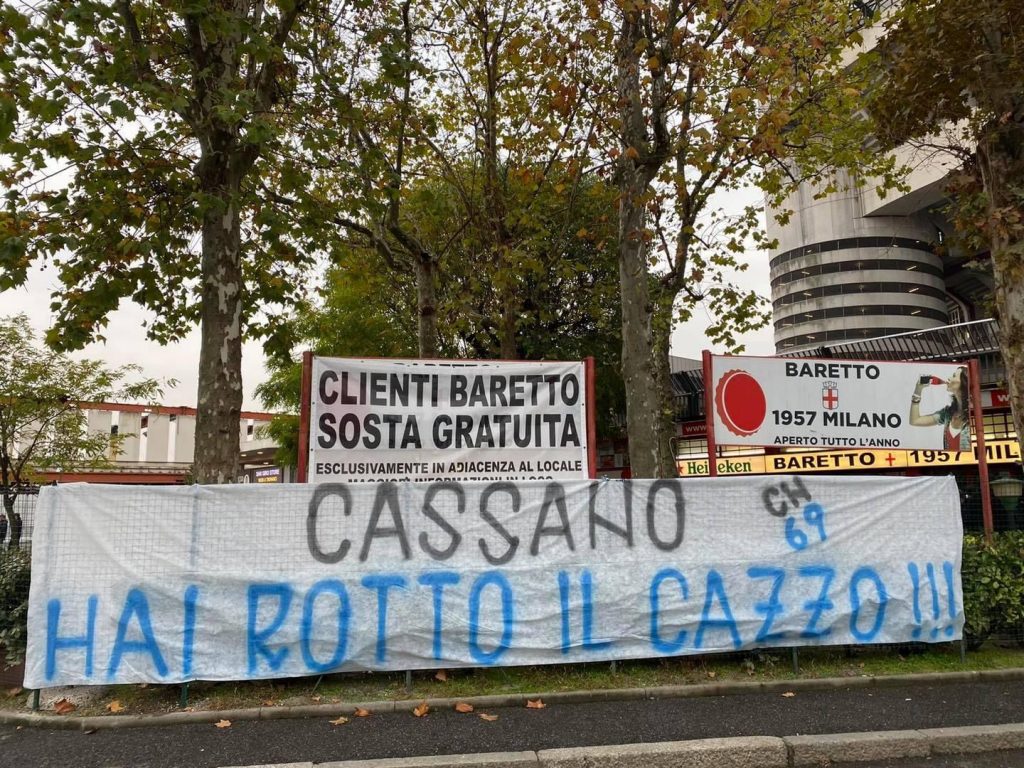 striscione cassano