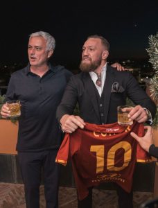 conor mcgregor mourinho roma