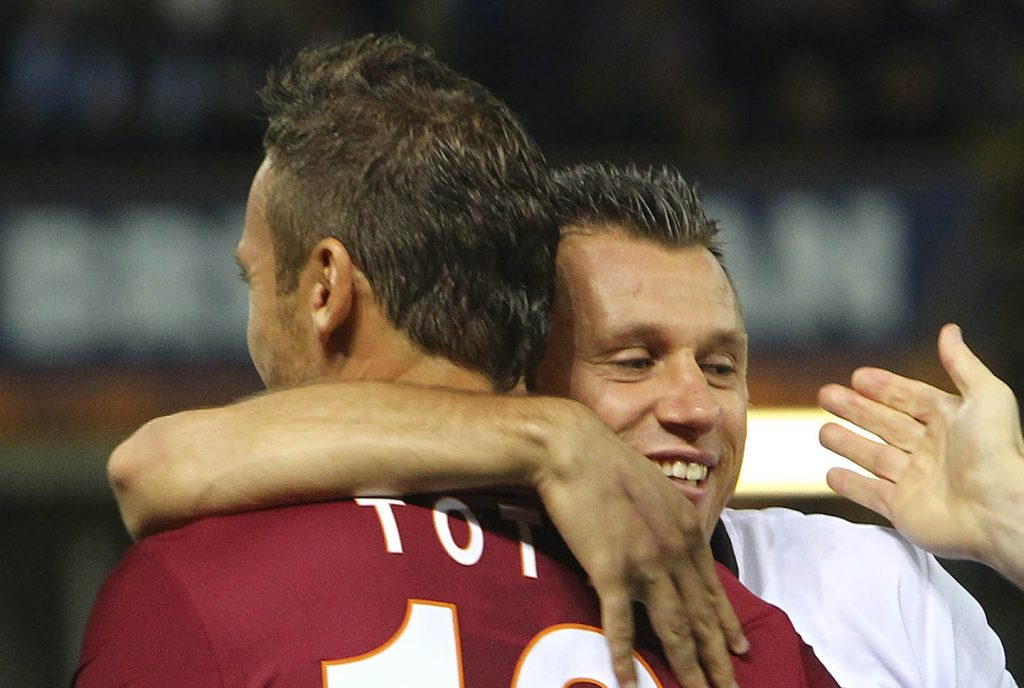 Parma FC v AS Roma - Serie A Totti Cassano